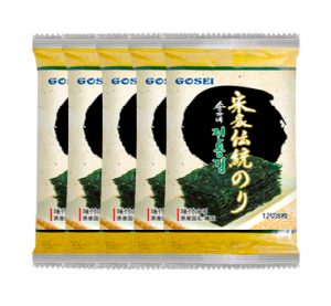 宋家伝統のり５P(黄)10ｇ(１２切８枚×5袋 板のり3.3枚分(ソンガネ伝統のり５P(黄)10ｇ（12切×8枚×5袋）)