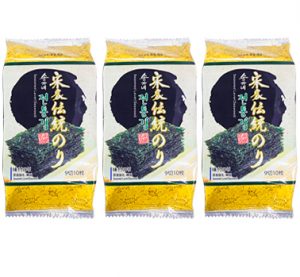 宋家伝統のり 黄15ｇ(9切10枚×3袋)板のり3.3枚分 (ソンガネ伝統のり 黄15g)