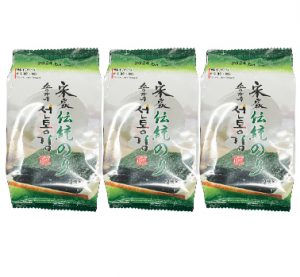 宋家伝統のり(緑)15ｇ(9切10枚×3袋)板のり3.3枚分 (ソンガネ伝統のり(緑)15g)