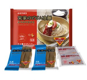 宋家のビビム冷麺 (2人前）440ｇ（めん160ｇ×2、ソース60ｇ×2）（ソンガネビビム冷麺)
