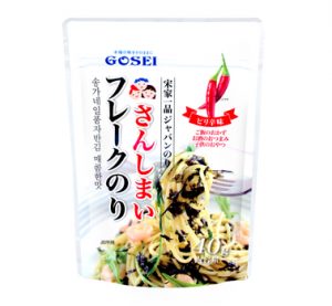 さんしまいフレークのり(ピリ辛味)